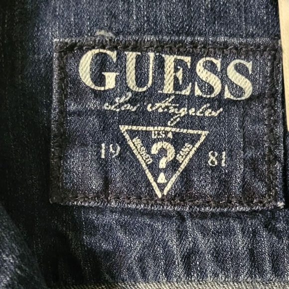 Girls GUESS Denim Jean Jacket, Size 10/12 - Picture 4 of 6